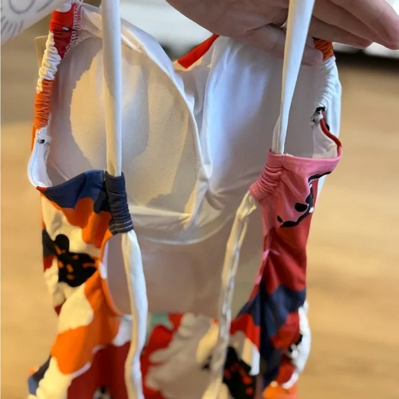 Cache Coeur Poppy Maternity One Piece Swimsuit Floral Size S NWT - Picture 7 of 9